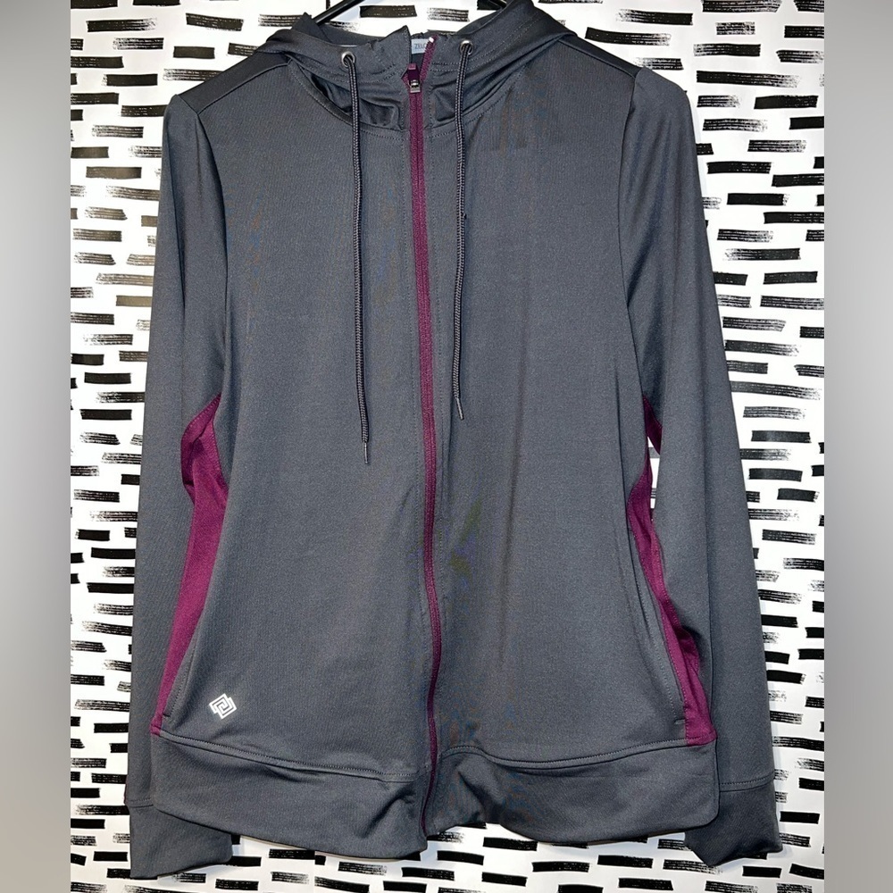 Zelos Grey Athletic Jacket| Size Small